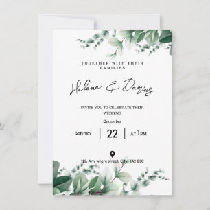 Erstellen Sie Ihre eigenen - Grün gehen Save The Date