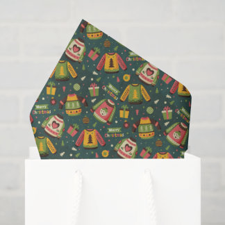Erstellen Sie Ihre eigenen hässlichen Weihnachtspu Seidenpapier