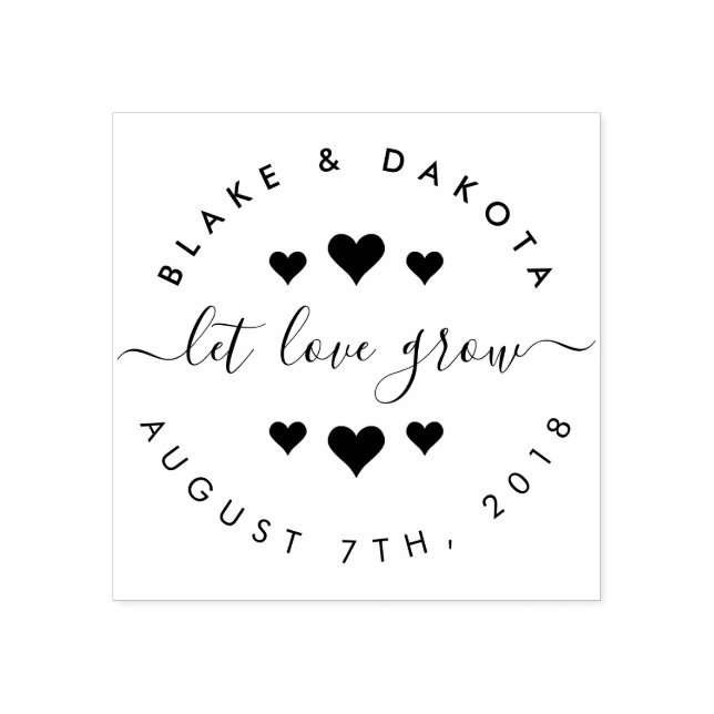 Erstellen Sie Ihre eigenen Herzen Gelassen Liebe w Gummistempel (Prägung)