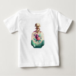 Erstellen Sie Ihre eigenen Hübschen Peonies Parfüm Baby T-shirt