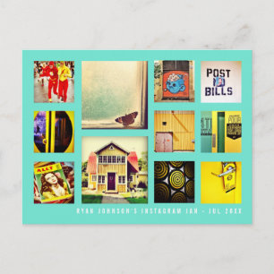 Erstellen Sie Ihre eigenen Instagram Square Foto C Postkarte