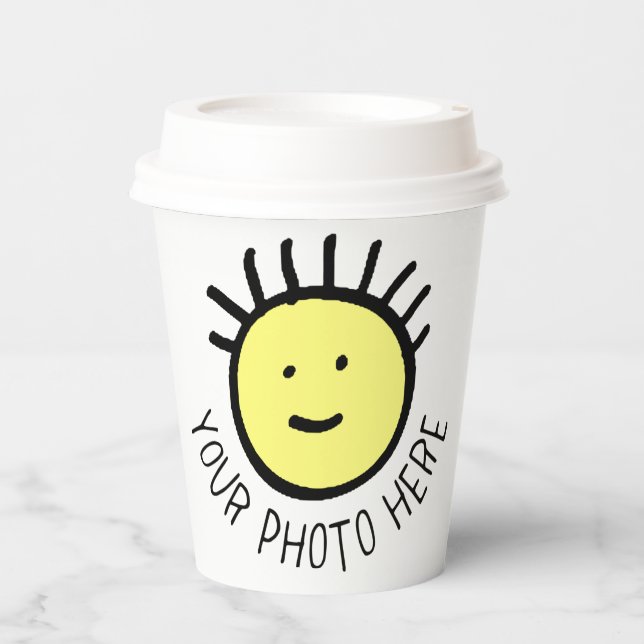 Erstellen Sie Ihre eigenen KIDS-PARTY-FOTO-PAPIERC Pappbecher (Vorderseite)