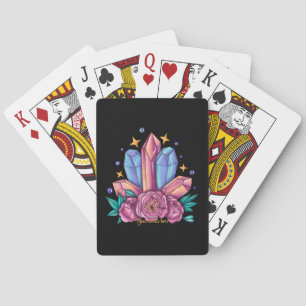 Erstellen Sie Ihre eigenen Kristalle und Rose Spielkarten