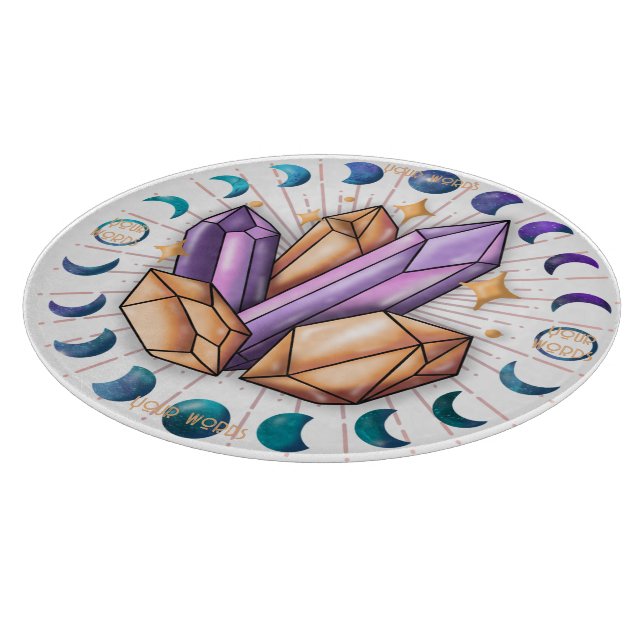 Erstellen Sie Ihre eigenen Kristallphasen und Mond Schneidebrett (Ecke)