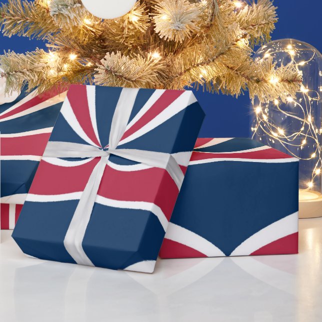 Erstellen Sie Ihre eigenen Länder mit der roten bl Geschenkpapier (Feiertage)