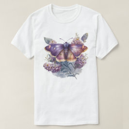 Erstellen Sie Ihre eigenen Lila Moth-Wildblumen T-Shirt