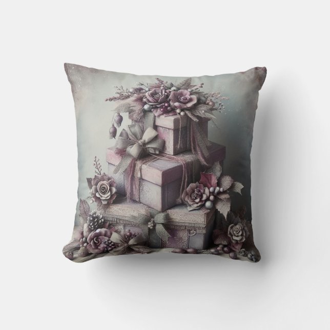 Erstellen Sie Ihre eigenen Lila Rose-Präsentatione Kissen (Vorderseite)