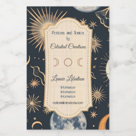 Erstellen Sie Ihre eigenen Lunar Cloudscapes Celes Weinetikett