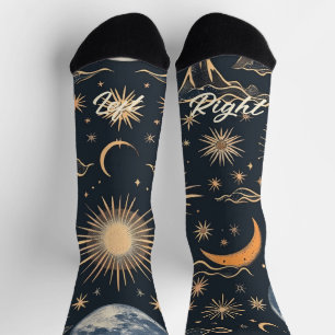 Erstellen Sie Ihre eigenen lunaren Wolkenlandschaf Socken