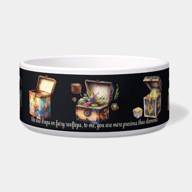 Erstellen Sie Ihre eigenen magischen Schatztruhen Napf (Vorderseite)