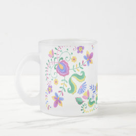 Erstellen Sie Ihre eigenen mexikanischen Folk Art  Mattglastasse