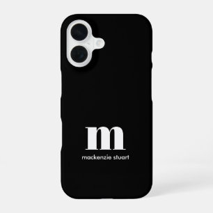 Erstellen Sie Ihre eigenen monogrammierten moderne iPhone 16 Hülle
