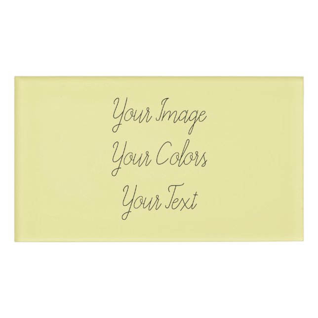 Erstellen Sie Ihre eigenen Namenschild (Vorderseite)