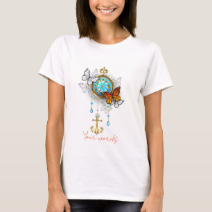 Erstellen Sie Ihre eigenen nautischen Schmetterlin T-Shirt