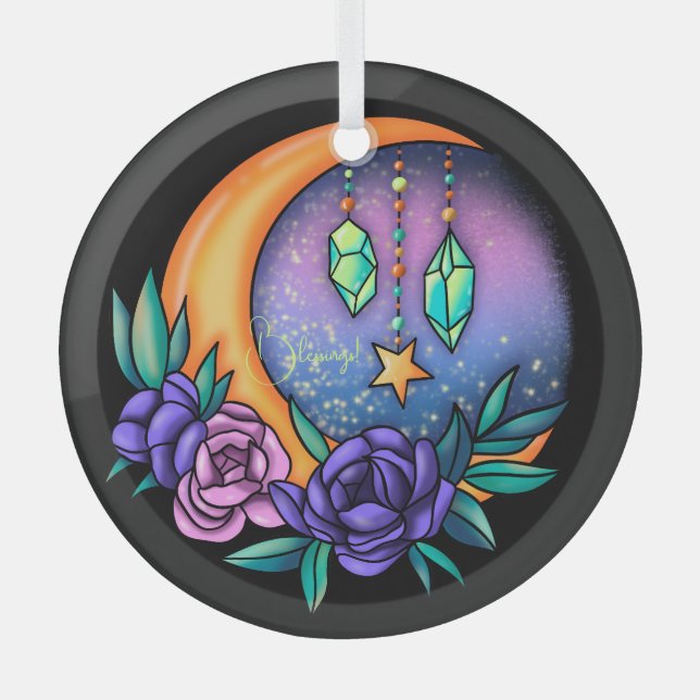 Erstellen Sie Ihre eigenen Niedlichen Kristalle, M Ornament Aus Glas (Vorderseite)