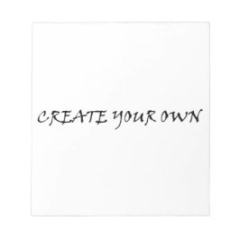 Erstellen Sie Ihre eigenen Notizblock