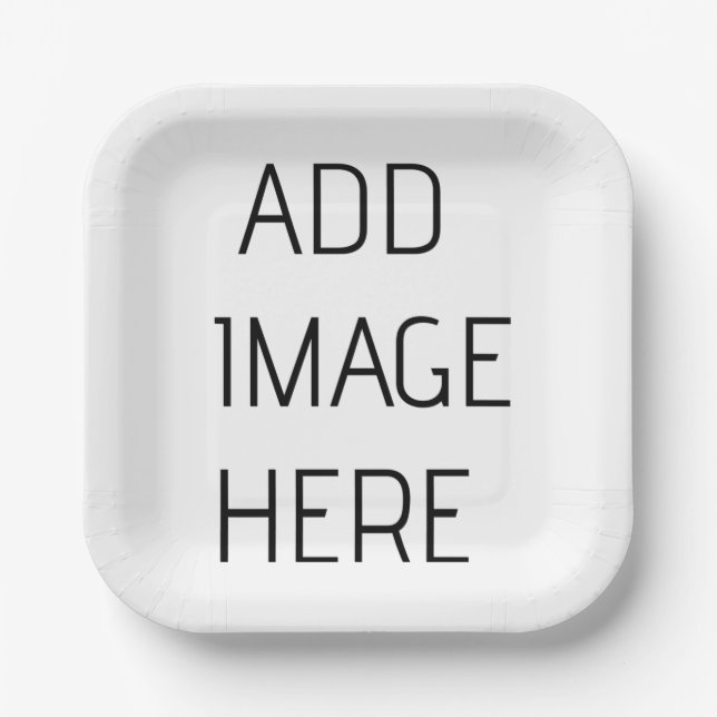 Erstellen Sie Ihre eigenen Pappteller (Vorderseite)