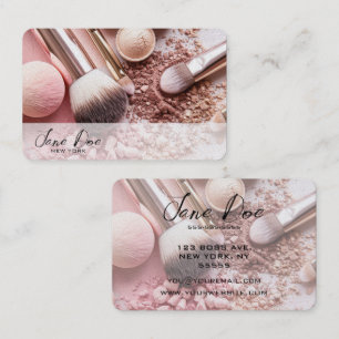 Erstellen Sie Ihre eigenen, pastellfarbenen Pinsel Visitenkarte