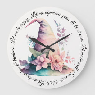 Erstellen Sie Ihre eigenen pastellfarbenen Rainbow Große Wanduhr