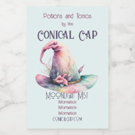 Erstellen Sie Ihre eigenen pastellfarbenen Rainbow Weinetikett