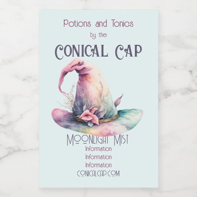 Erstellen Sie Ihre eigenen pastellfarbenen Rainbow Weinetikett (Einzelnes Label)