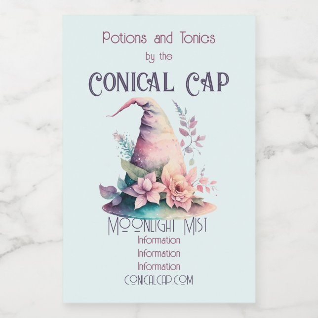 Erstellen Sie Ihre eigenen pastellfarbenen Rainbow Weinetikett (Einzelnes Label)