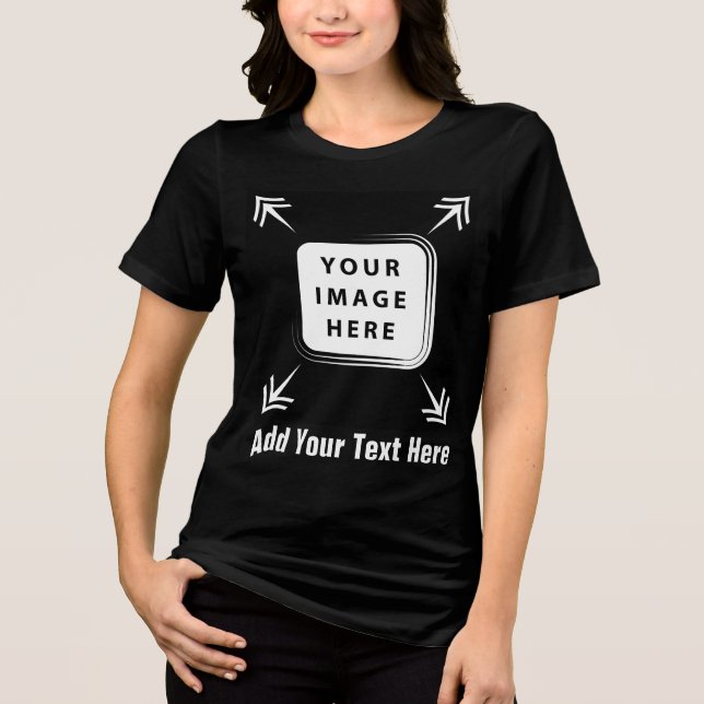 Erstellen Sie Ihre eigenen Personalisierten Gesche Tri-Blend Shirt (Vorderseite)