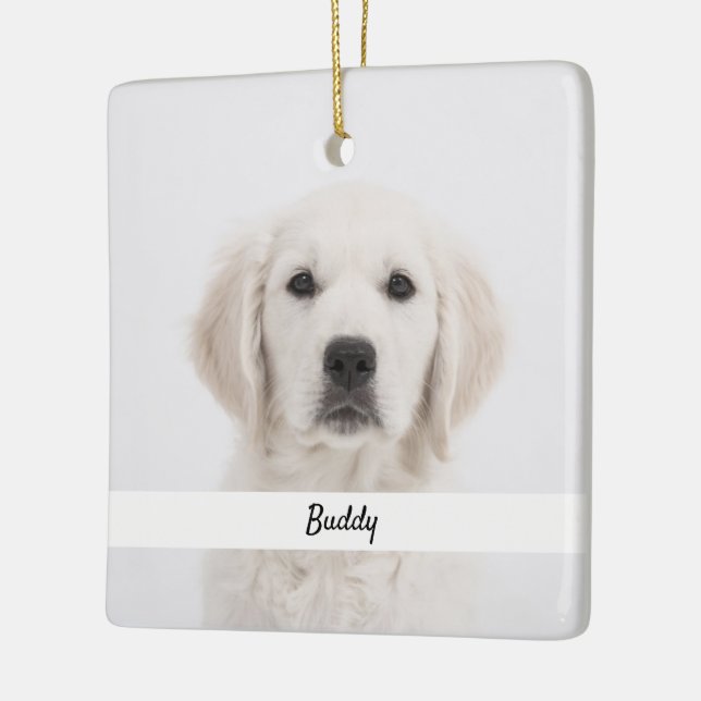 Erstellen Sie Ihre eigenen Pet-Memorys Sake-Gesche Keramikornament (Links)