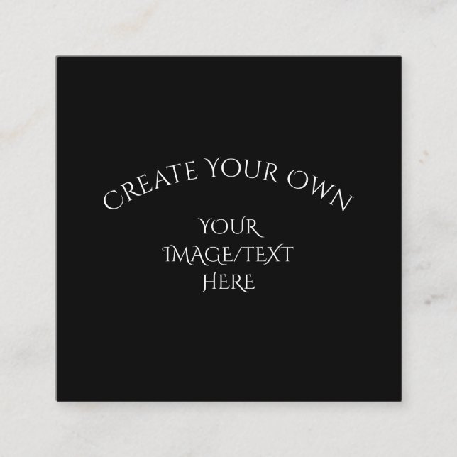Erstellen Sie Ihre eigenen Quadratische Visitenkarte (Vorderseite)