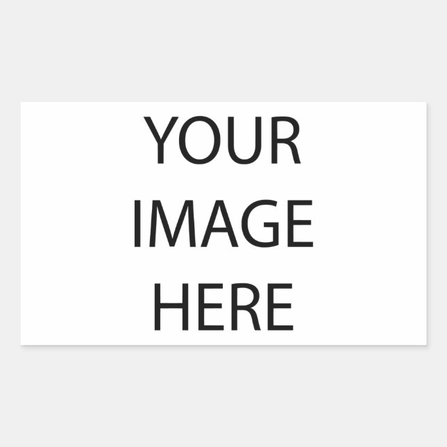 Erstellen Sie Ihre eigenen Rechteckiger Aufkleber (Vorderseite)