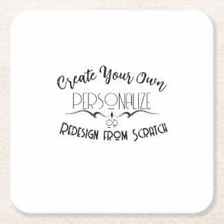 Erstellen Sie Ihre eigenen Rechteckiger Pappuntersetzer