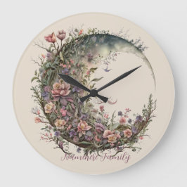 Erstellen Sie Ihre eigenen romantischen Rosen - Mo Große Wanduhr