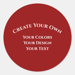 Erstellen Sie Ihre eigenen Runder Aufkleber