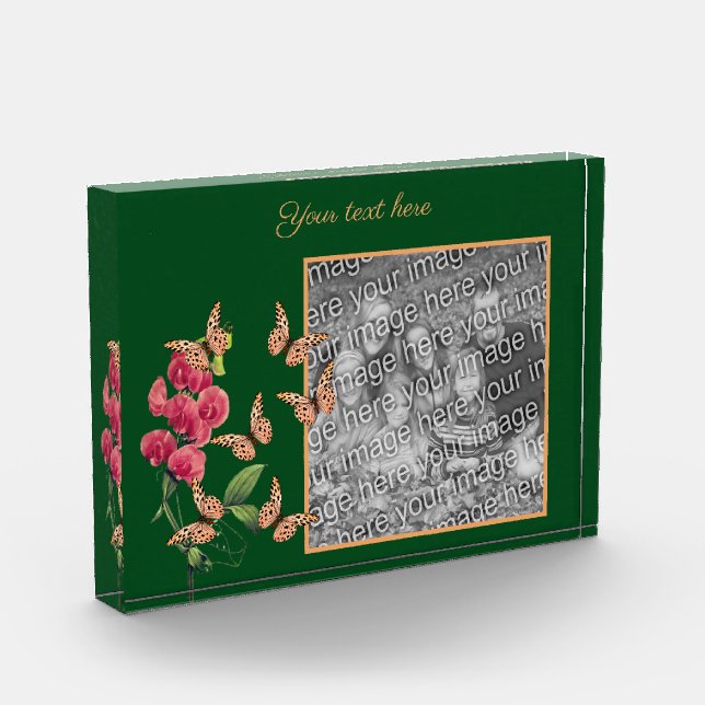 Erstellen Sie Ihre eigenen Schmetterlinge und Blum Fotoblock (Links)