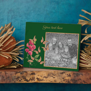 Erstellen Sie Ihre eigenen Schmetterlinge und Blum Fotoplatte