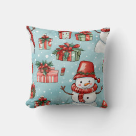 Erstellen Sie Ihre eigenen Schneemänner Kissen