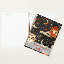 Erstellen Sie Ihre eigenen schwarzen Orangen Himme Planer