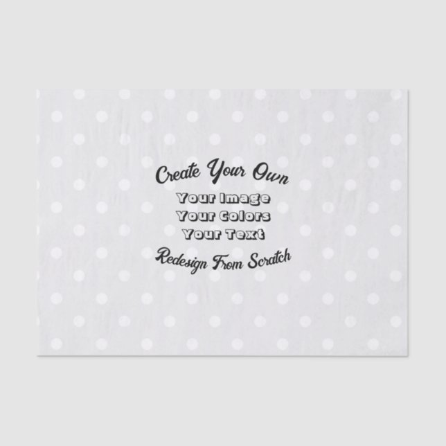 Erstellen Sie Ihre eigenen Seidenpapier (Vorderseite)