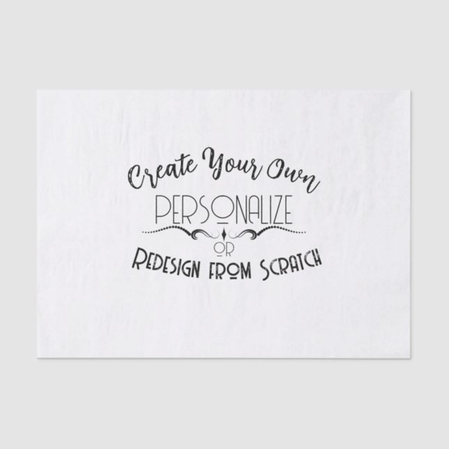 Erstellen Sie Ihre eigenen Seidenpapier (Vorderseite)