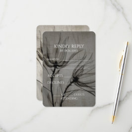 Erstellen Sie Ihre eigenen Sepia X-Ray-Vintagen Bl RSVP Karte