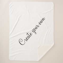 Erstellen Sie Ihre eigenen Sherpadecke