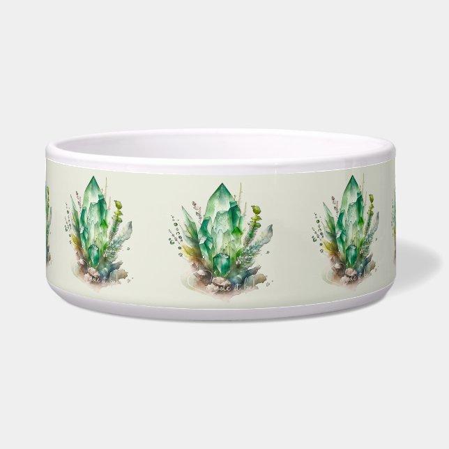 Erstellen Sie Ihre eigenen Smaragdgrünen Kristalle Napf (Vorderseite)