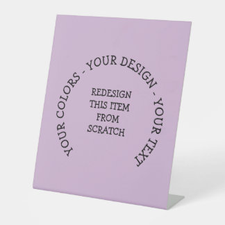 Erstellen Sie Ihre eigenen Sockelschild