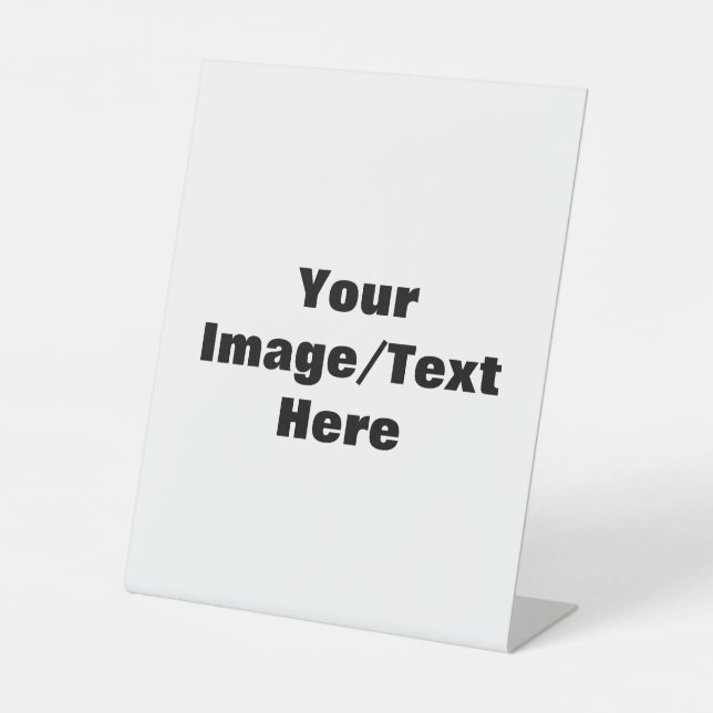 Erstellen Sie Ihre eigenen Sockelschild (Vorderseite)