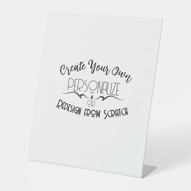 Erstellen Sie Ihre eigenen Sockelschild (Vorderseite)