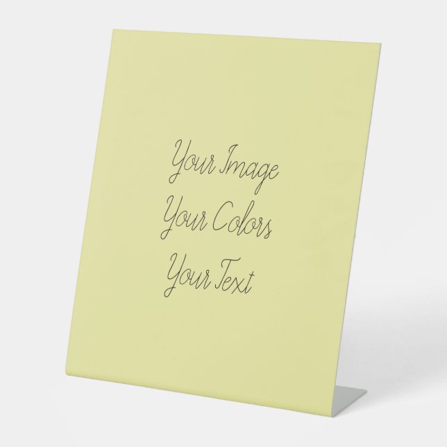 Erstellen Sie Ihre eigenen Sockelschild (Vorderseite)