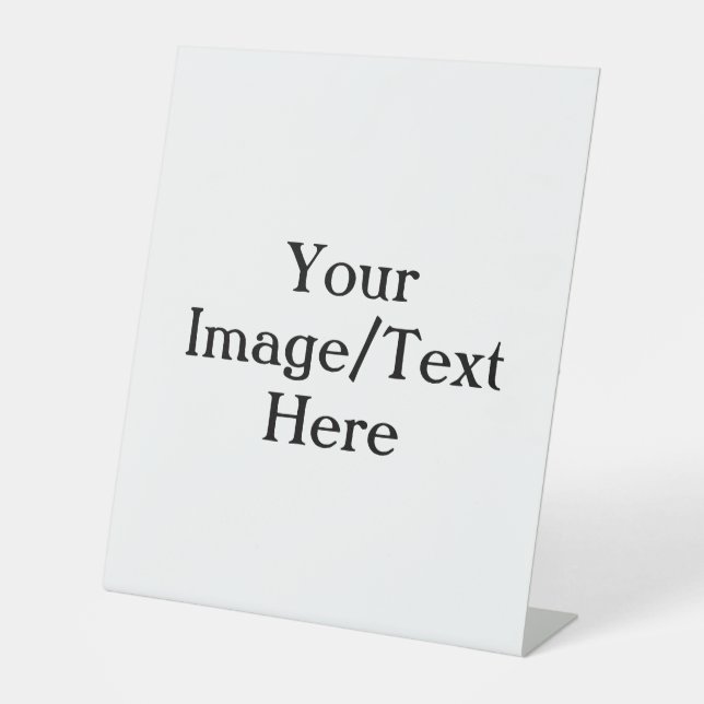 Erstellen Sie Ihre eigenen Sockelschild (Vorderseite)