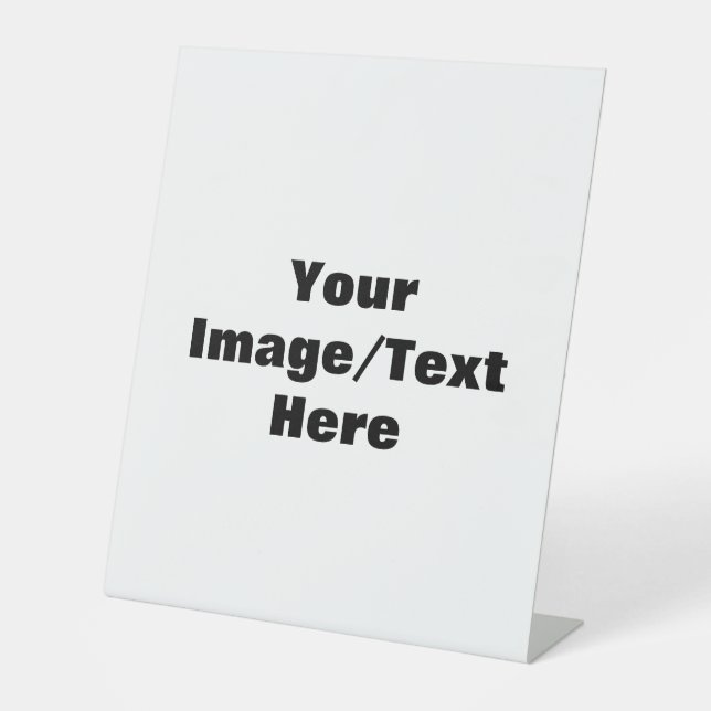 Erstellen Sie Ihre eigenen Sockelschild (Vorderseite)