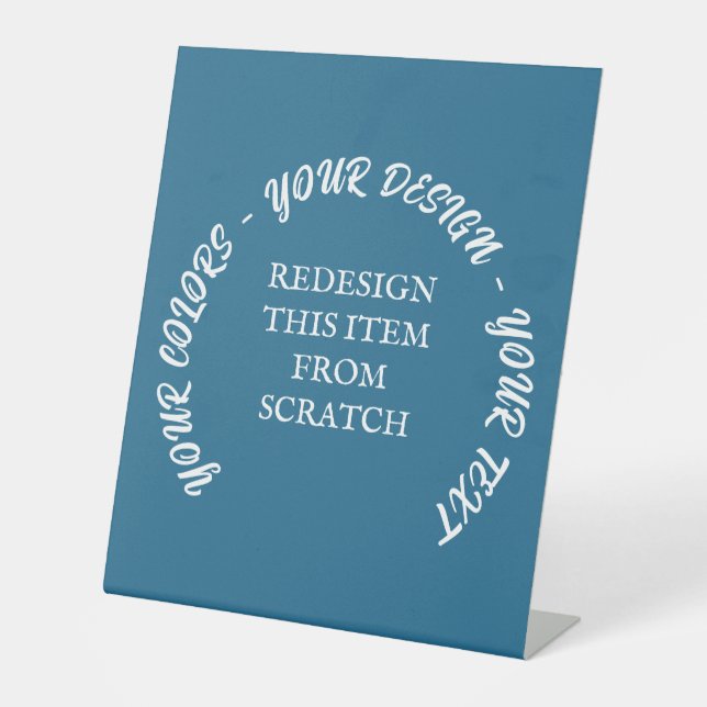 Erstellen Sie Ihre eigenen Sockelschild (Vorderseite)