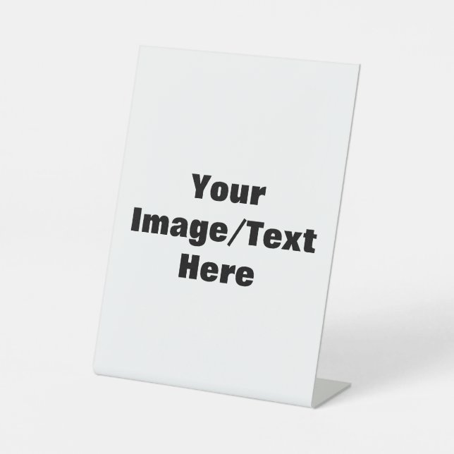 Erstellen Sie Ihre eigenen Sockelschild (Vorderseite)